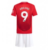 Manchester United Rasmus Hojlund #9 Domaci Dres za djecu 2024-25 Kratak Rukav (+ Kratke hlače)